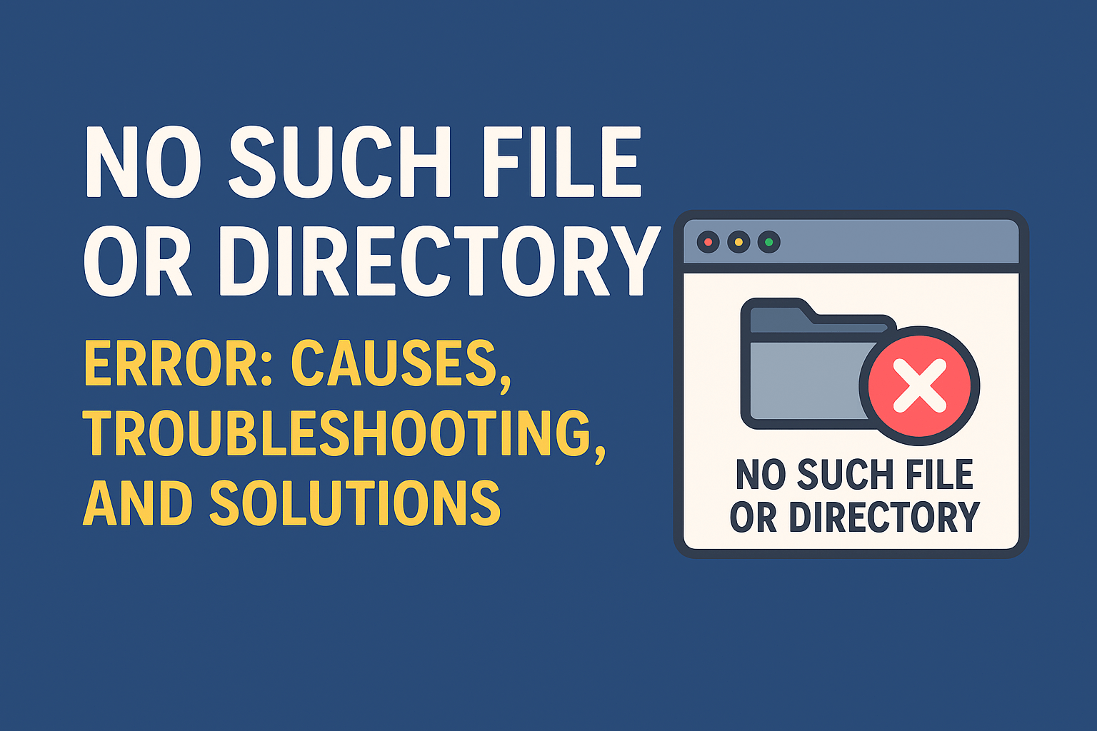 「No Such File or Directory」错误怎么解决？ | 嘻嘻IT